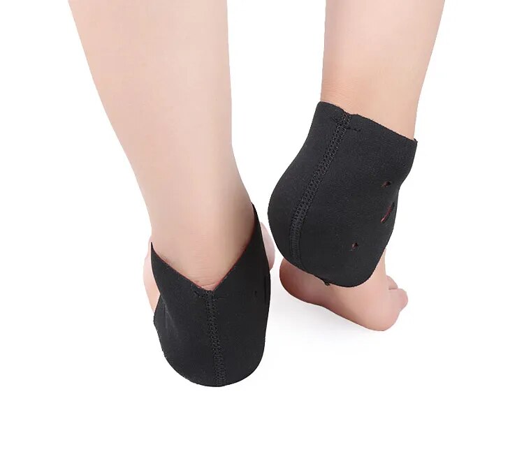 2 uds terapia de fascitis Plantar envoltura pie talón alivio del dolor manga talón proteger calcetín tobillo soporte arco plantilla ortopédica