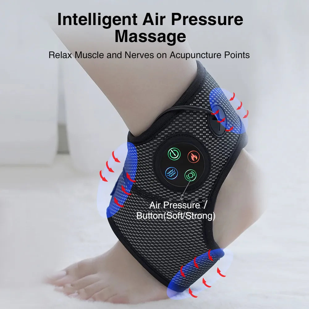 USB Arm Heating Pad Wrap  Pressotherapy Air Pressure Foot Brace Heating Vibration Physiotherapy Pain Relief Pressotherapy
