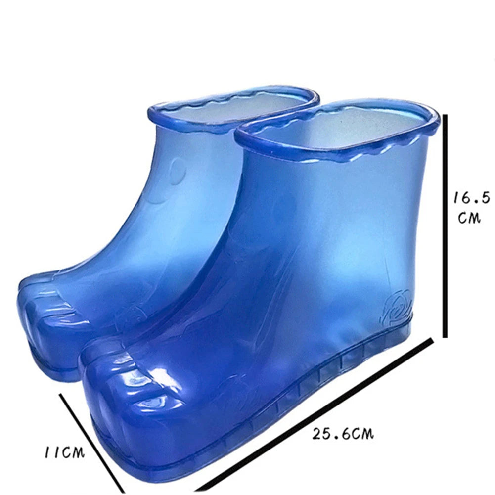 Portable Foot Bath Massage Shoes Feet Relaxation Slipper Acupoint Health Care Suitable for Foot Bath Relieve Feet Pain