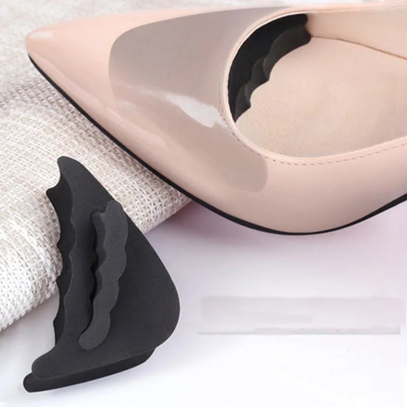 FOOTOUR 1 Pair Forefoot Insert Pad For Women High heels Toe Plug Half Sponge Shoes Cushion Feet Filler Insoles Pain Relief Pads
