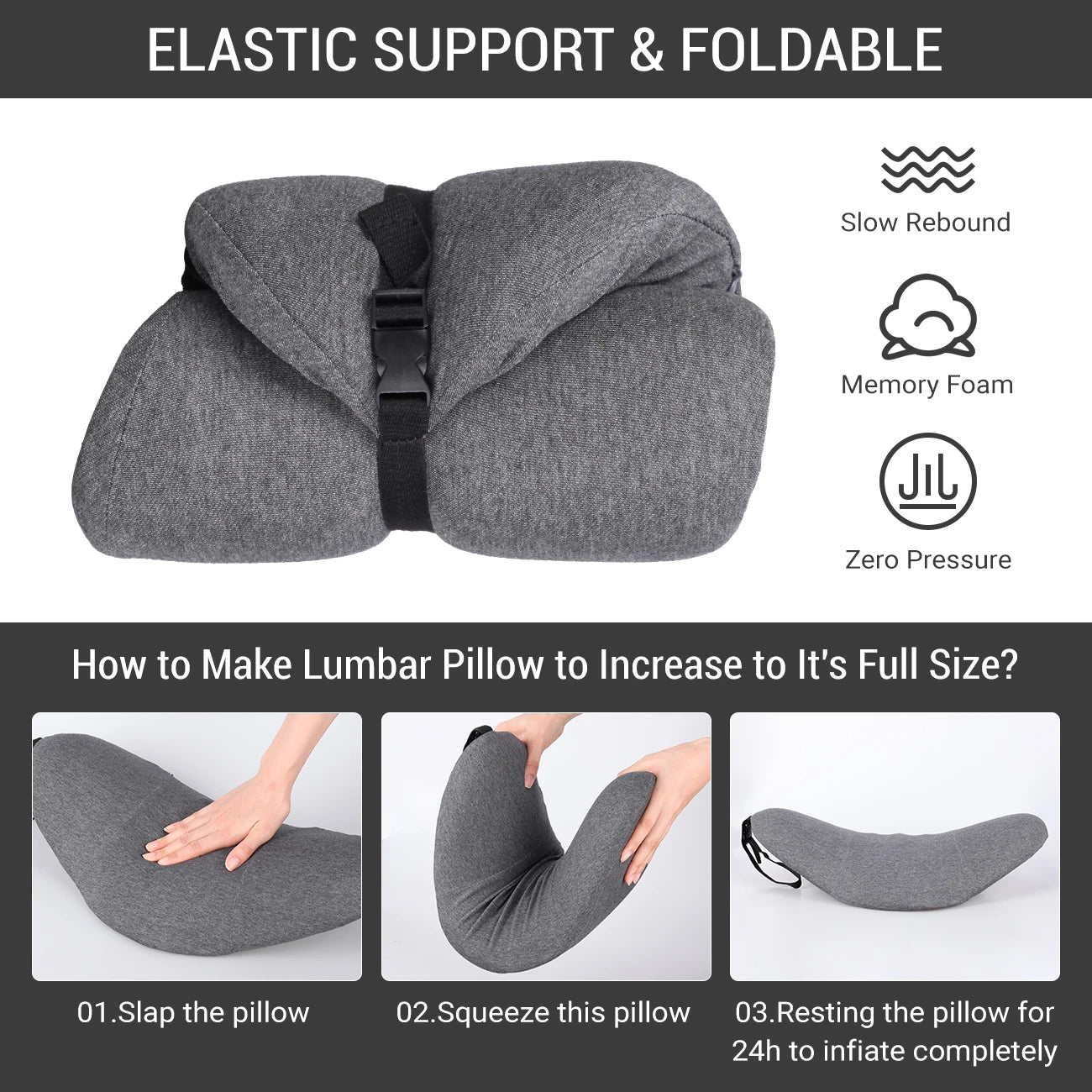 Leg Support Pillow Sciatica Body Joint Pain Relief Orthopedic Knee Pads Memory Foam Seat Cushion Orthopedic Pillow Coccyx