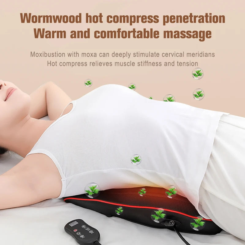 Waist Massage Car Portable Massager Muscle Relaxation Massager Heating Massage Neck Massage Body Relaxation Massage