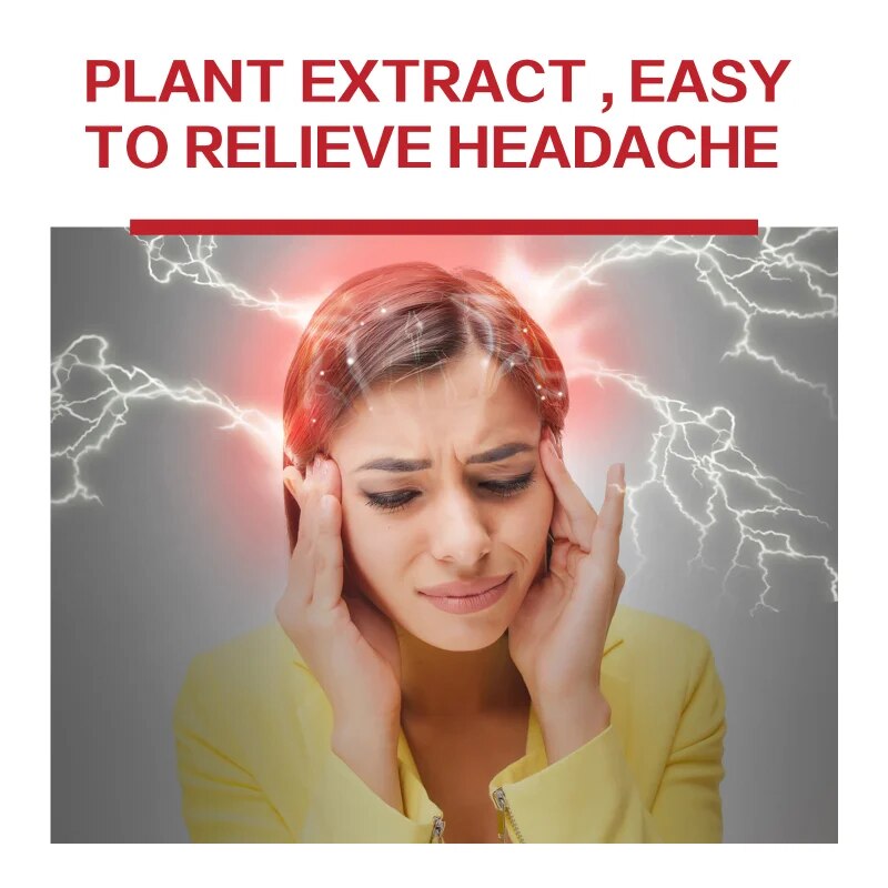 Plâtre pour soulager les maux de tête, améliorer les migraines, l'anxiété mentale, l'insomnie, soulager le stress, soulager les patchs de soins de la tête