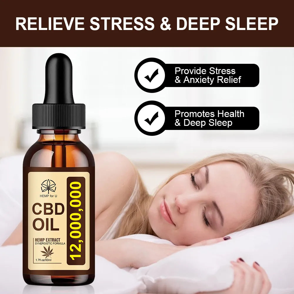 HFU Organic Seed Extract Oil for Help to Sleep Massage Skin Relax Essential oil Skin care