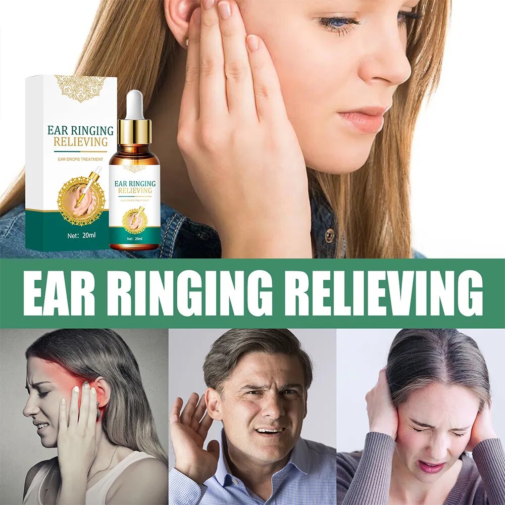 3 botellas de gotas para aliviar el zumbido en los oídos, alivia la sordera, Tinnitus, picazón, dolor de oído, tratamiento para el cuidado de la salud, tinnitus auditivo difícil