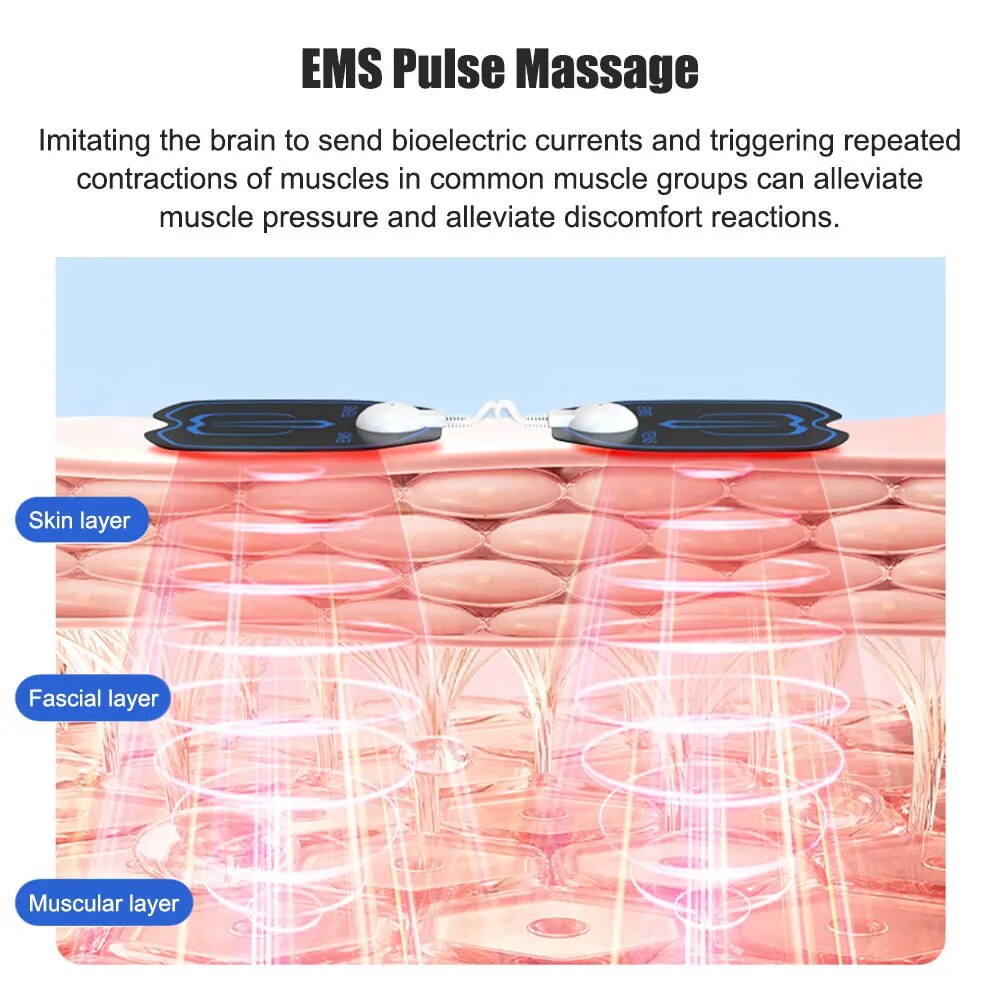 Electric Tens Unit Machine Acupuncture Pen EMS Pulse Massager Muscle Stimulator Pain Relief Digital Therapy Machine Massage Pen