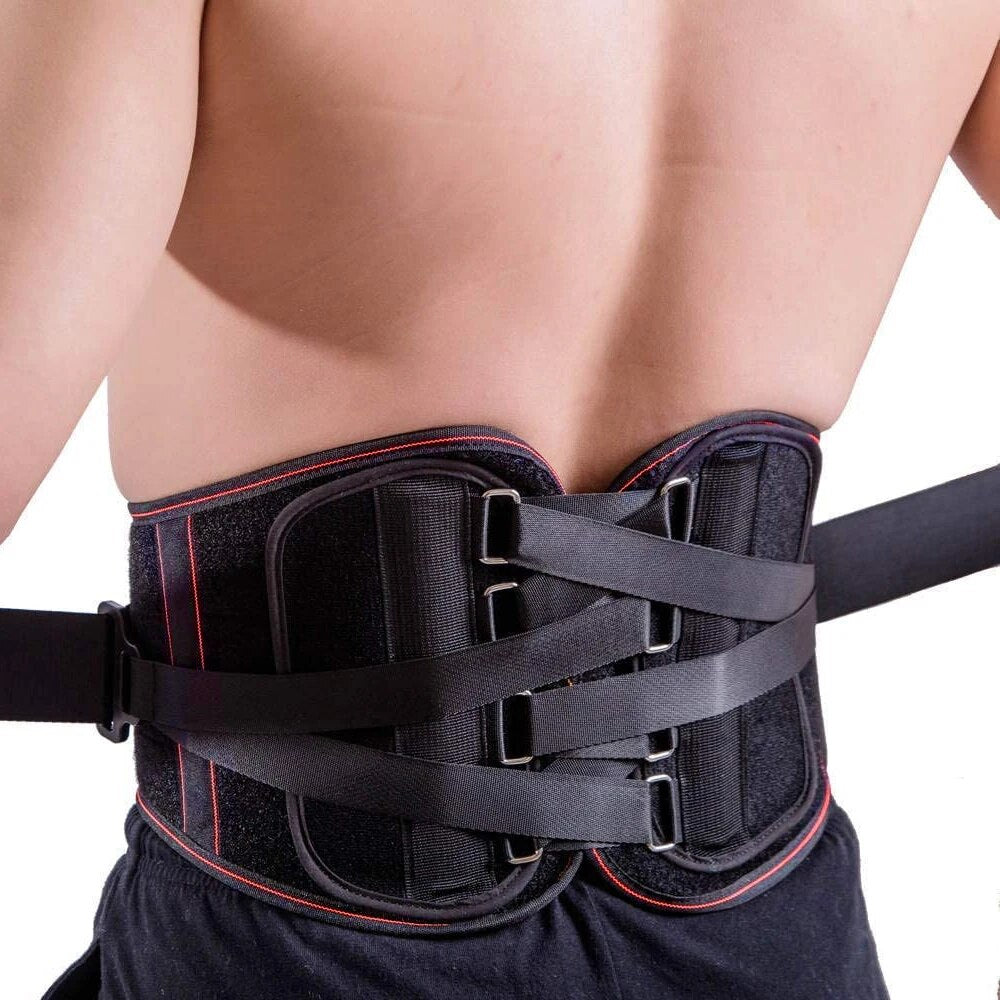 Lower Back Brace Pain Relief with Pulley System - Lumbar Support Belt for Sciatica, Spinal Stenosis, Scoliosis or Herniated Disc