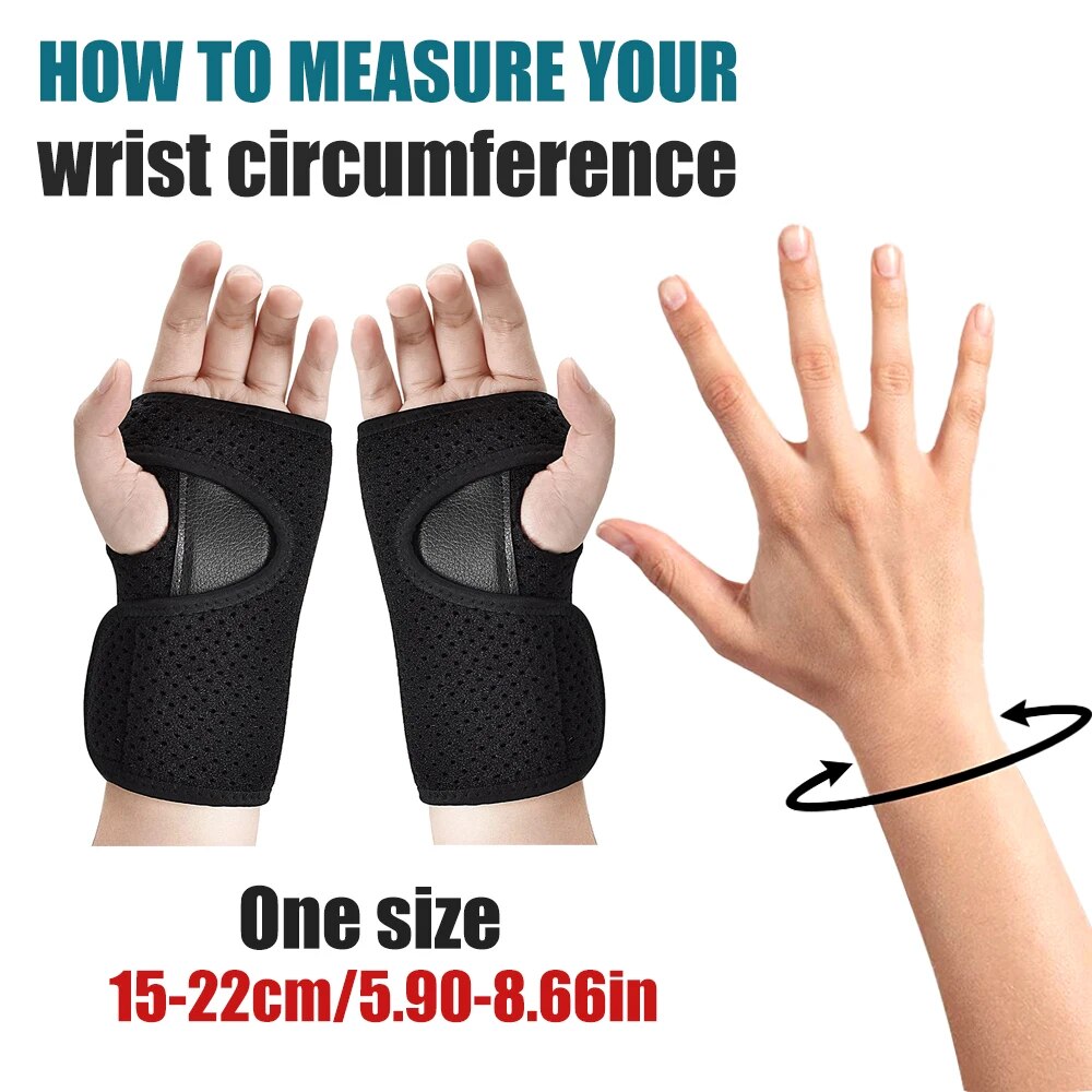 1 PC Wrist Brace for Carpal Tunnel Relief Night Support, Hand Support Hand Brace, Adjustable Wrist Splint Carpal Tunnel Syndrome