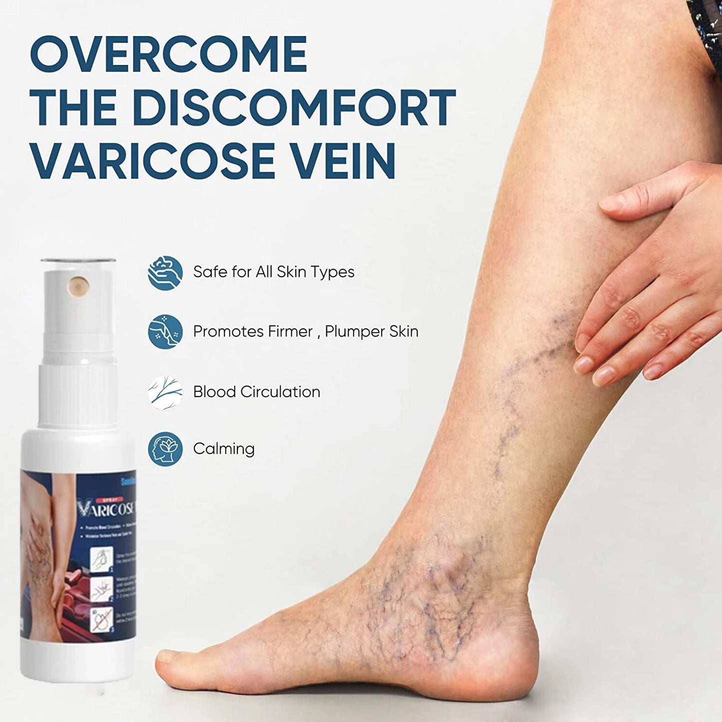 Effective Varicose Vein Relief Cream Ointment For Varicose Veins To Relieve Vasculitis And  Phlebitis Treatment.